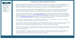 Desktop Screenshot of hosting4writers.com